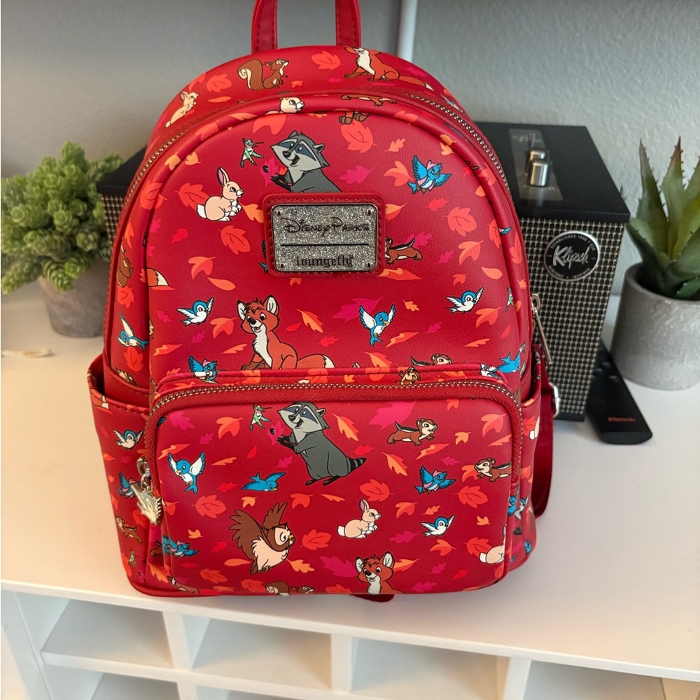 Disney Loungefly Red forest sidekick Mini Backpack